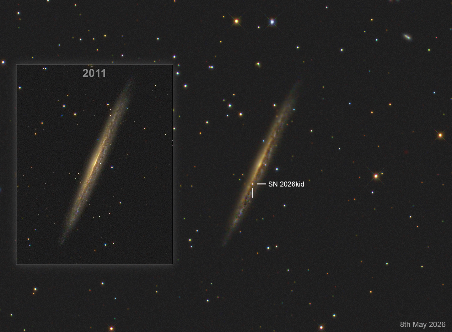 NGC5907 & SN
